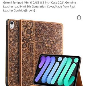 Leather iPad mini 6 case